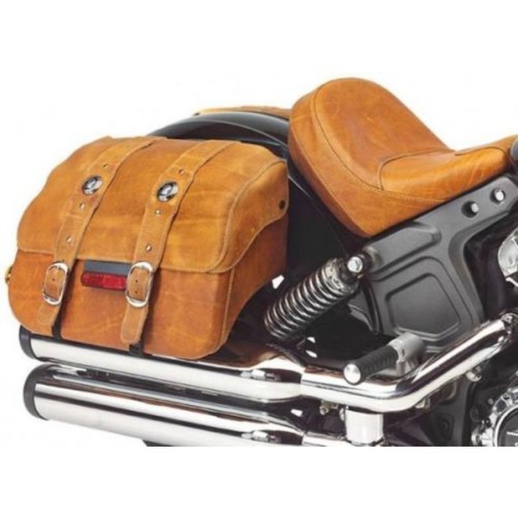 Indian Scout Leather Saddlebags